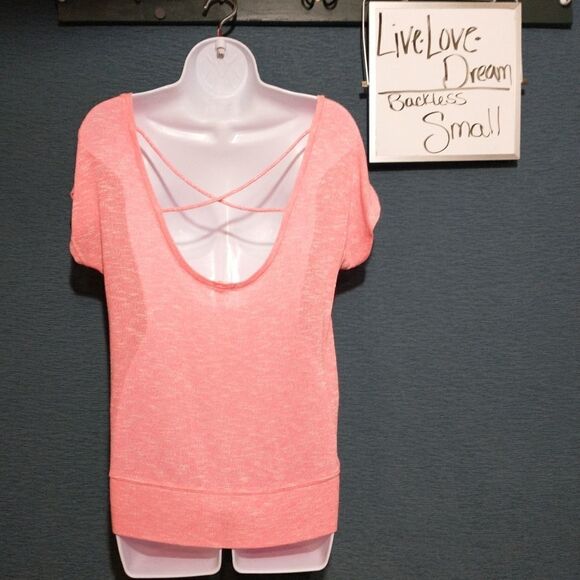 Live love dream backless loose-fit knit top small - Picture 3 of 3